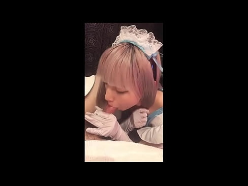 ❤️ Japonský idol [mayuka], kostým francouzské pokojské, část 1, orál a honění s pleťovým mlékem ❤ Anal video u nás ❌️❤